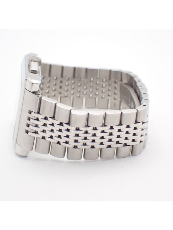 Gucci Timeless Rectangle Quartz Watch Brown Dial SS main image 8